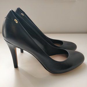 NWT Aldo Lahren Black Leather Heels